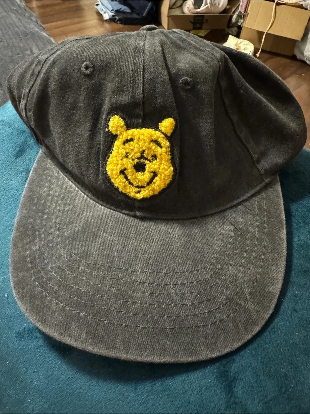 Black Baseball Cap Disney Winnie the Pooh NWT